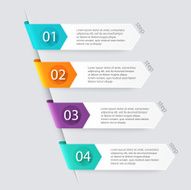 Vector colorful info graphics for your business presentations N97
