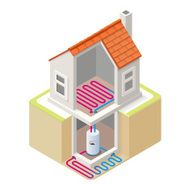 Energy Chain 05 Building Isometric
