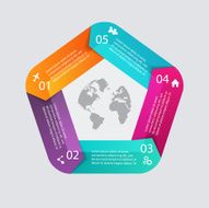 Vector colorful info graphics for your business presentations N105