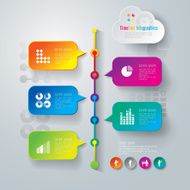 Infographics vector design template N153