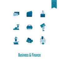 business and finance icon set N281