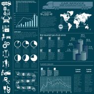 Car service repair Infographics N22