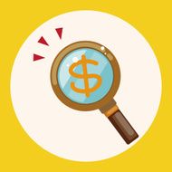 financial symbol theme elements