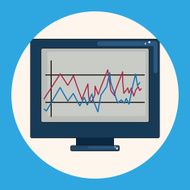 Financial charts theme elements N9
