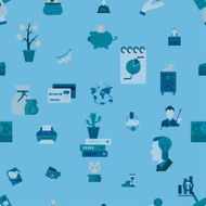 Business and Finance Seamless Pattern N17