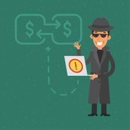Thief broke into bank account