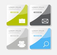 Infographic Templates for Business Vector Illustration N542