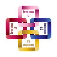 Modern infographics options banner N276