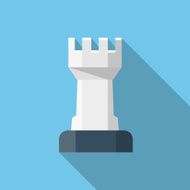 Vector Chess Rook icon