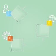 Modern infographics options banner N278