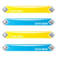 Modern infographics options banner N279
