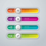 Infographic design template and marketing icons N33