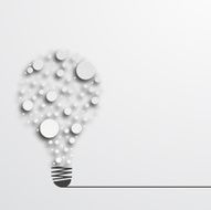 Vector modern idea icon background