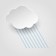 Rainy cloud icon N2
