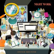 work overtime concept