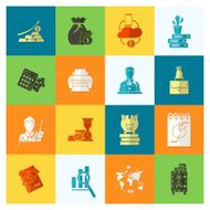 business and finance icon set N292