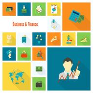 business and finance icon set N296
