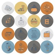 business and finance icon set N302