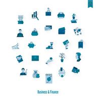 business and finance icon set N313