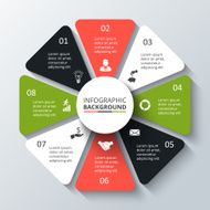 Vector circle element for infographic N27