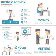 Business Activity Infographic and element