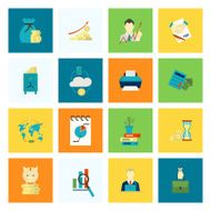 business and finance icon set N318