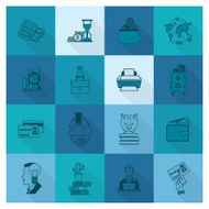business and finance icon set N323