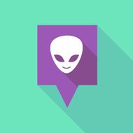 Tooltip icon with an alien face