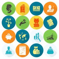 business and finance icon set N328