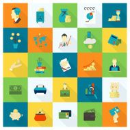business and finance icon set N332