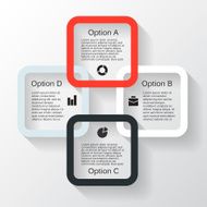 Modern vector info graphic for business project N96