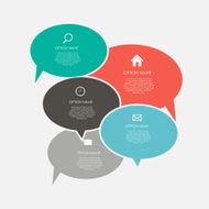 Infographic Templates for Business Vector Illustration N580