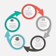 Infographic Templates for Business Vector Illustration N581