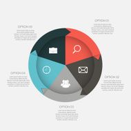 Infographic Templates for Business Vector Illustration N582
