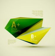 Geometric shapes in the air Vector abstract background N3