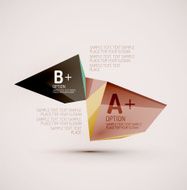 Geometric shapes in the air Vector abstract background N5