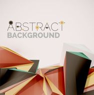 Geometric shapes in the air Vector abstract background N8