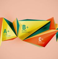 Geometric shapes in the air Vector abstract background N9