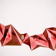 Geometric shapes in the air Vector abstract background N11