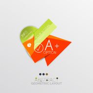 Modern abstract geometric info banner N7