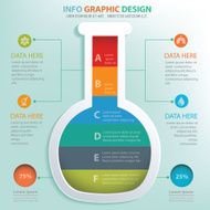 Science info graphic design clean vector N2