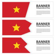 vietnam Flag banners collection independence day N2