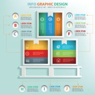 Shipping and cargo info graphic clean vector