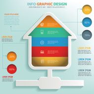 Host home info graphic clean vector