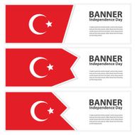 turkey Flag banners collection independence day N2