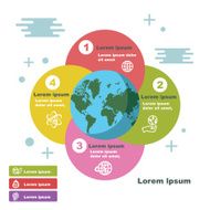 earth infographic templates