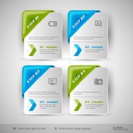 Business infographics template for web design N12