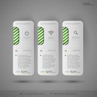 Modern tabs as design elements Business symbols N50