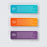 Vector colorful info graphics for your business presentations N107