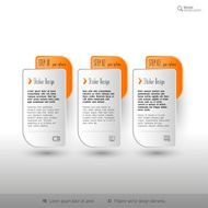 Business infographics template for web design N14